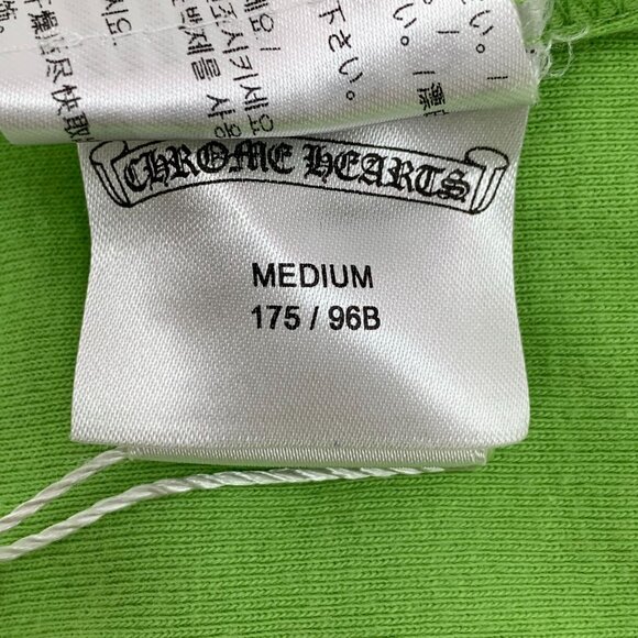 Chrome Hearts Green Kirin Arm Cotton Three-Quarter Sleeve T-Shirt M Round Neck - Picture 3 of 8